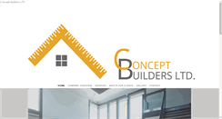 Desktop Screenshot of conceptbuildersltd.com