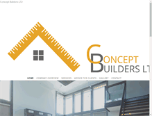 Tablet Screenshot of conceptbuildersltd.com